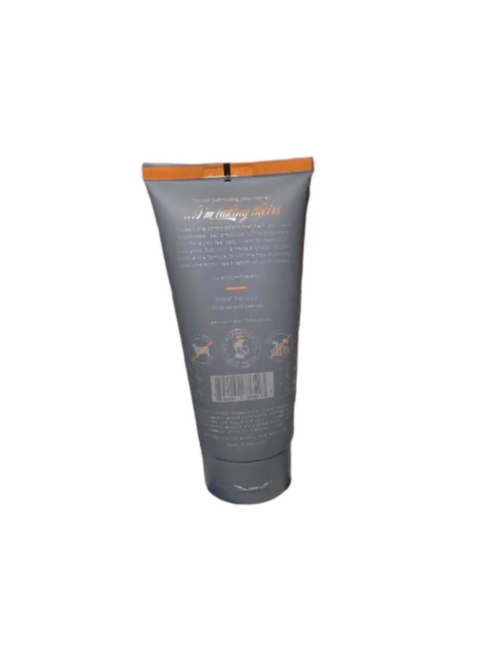 Jeremy's Charcoal Facial Cleanser One Size Gray Orange